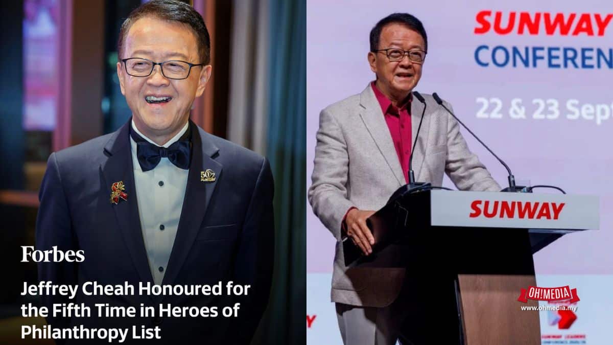 Dermawan No.1 Asia! Pengasas Sunway Jadi Individu Pertama Terima Pengiktirafan Forbes Lima Kali