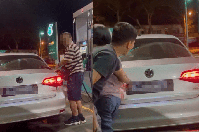 | pr singapura dikesan cuba isi ron95 dengan sorok nombor plat | oh Media