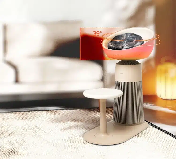 | rumah penuh kucing tapi tetap segar ini air purifier pertama yang direka untuk owner kucing | branded oh Media | oh Media Penulen Udara Lg Puricare™ Aerocattower