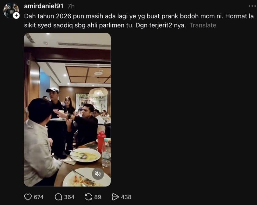 | sebab tu kena pilih sekufu netizen bengang didi astillah buat prank reaksi syed saddiq jadi perhatian | oh Media