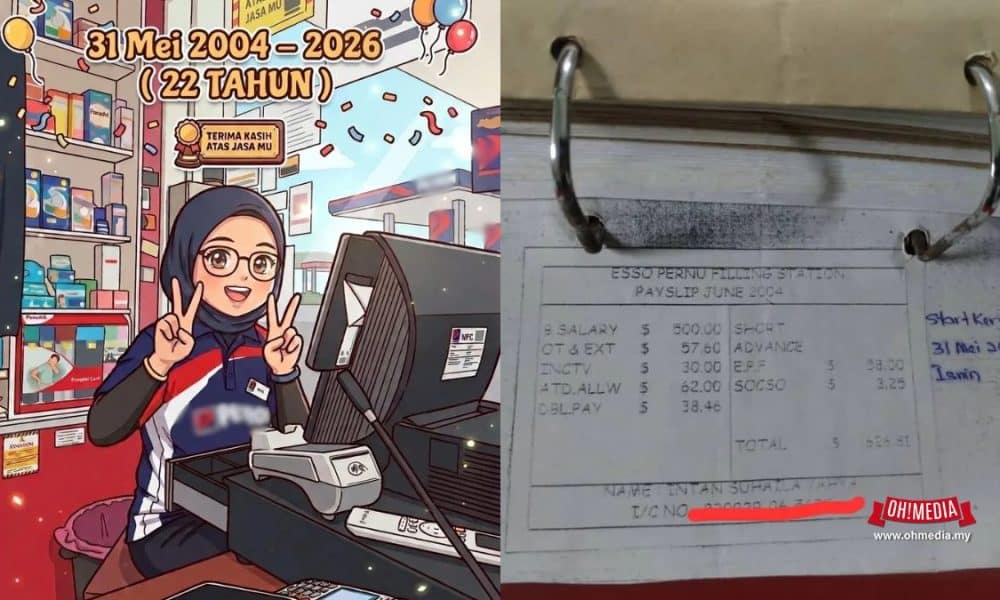 Ohmedia gaji stesen minyak