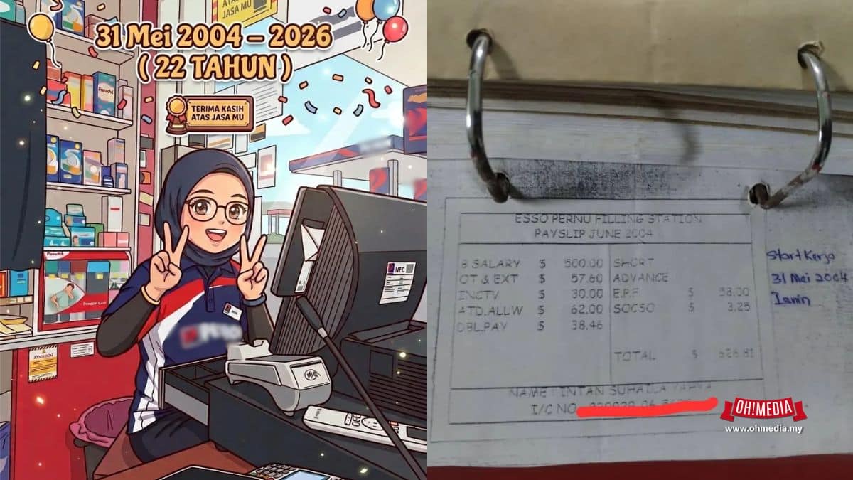 Ohmedia gaji stesen minyak