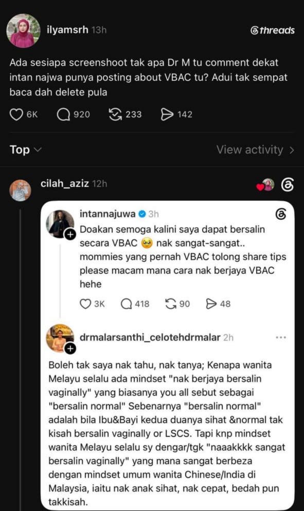 Intan Najuwa Vbac