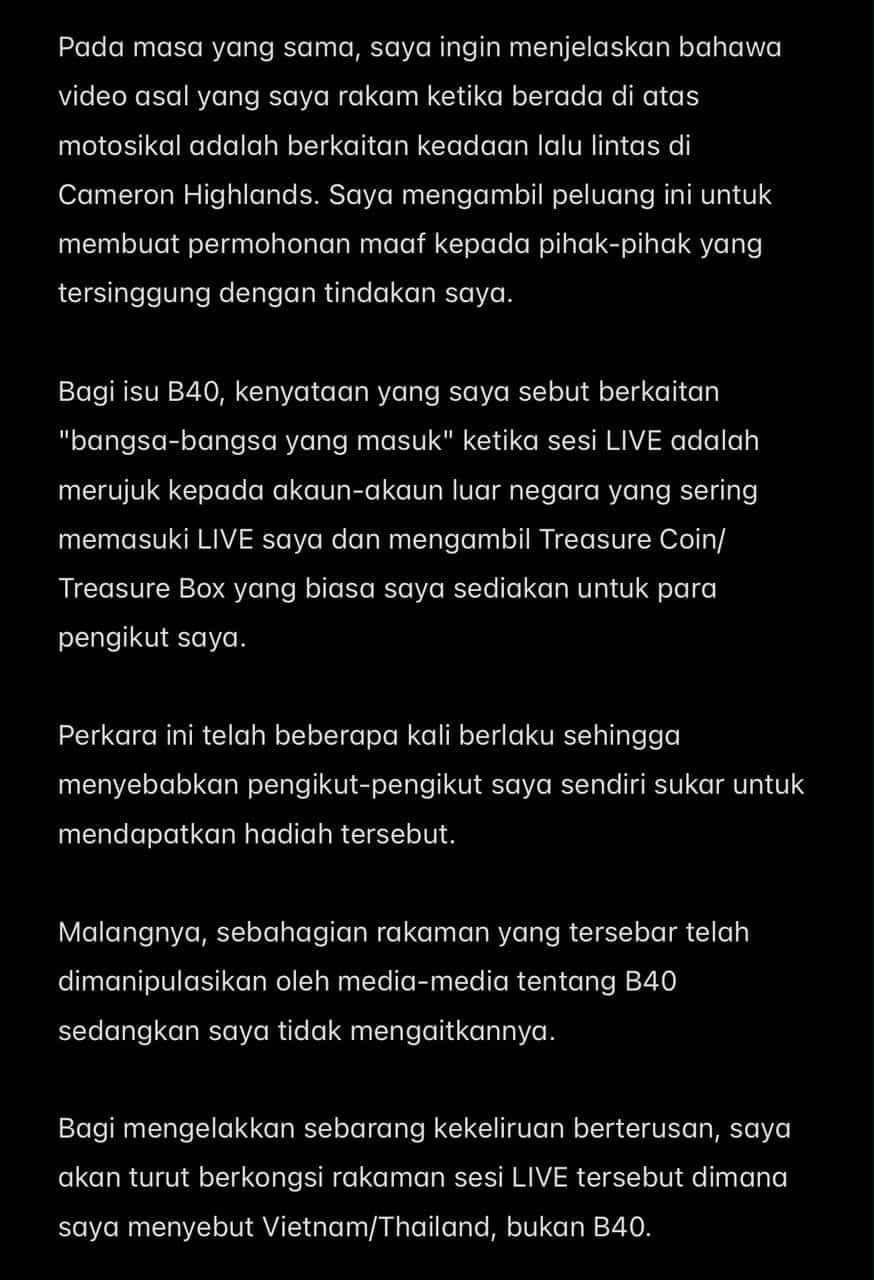 Opah s 2 | saya tak ada niat hina b40 opah strawberries mohon maaf dakwa rakaman tersebar telah dimanipulasi | oh Media Opah S 2