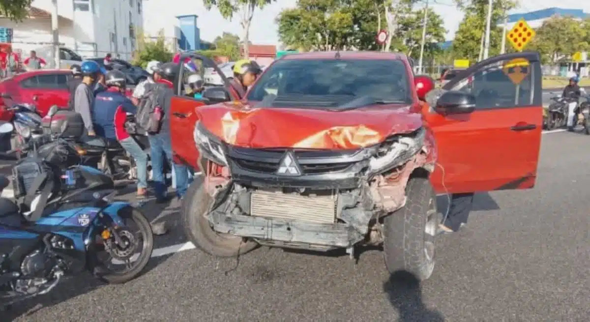 Triton laju | suspek positif dadah ada 15 rekod kesalahan dadah pemandu triton oren direman empat hari | oh Media Triton Laju