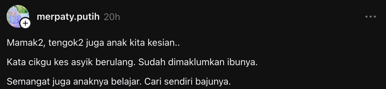 | baju kotor tak seterika mak didakwa sibuk tengok telefon sampai subuh anak sekolah terabai | oh Media murid