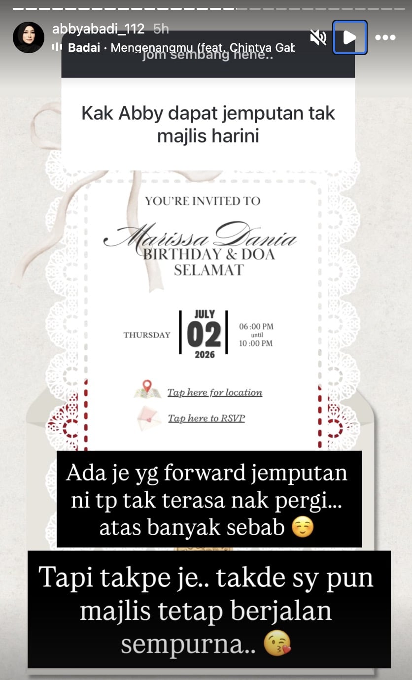 | takyah beriya sangat nak tunjuk macam bapa mithali abby abadi | oh Media abby abadi