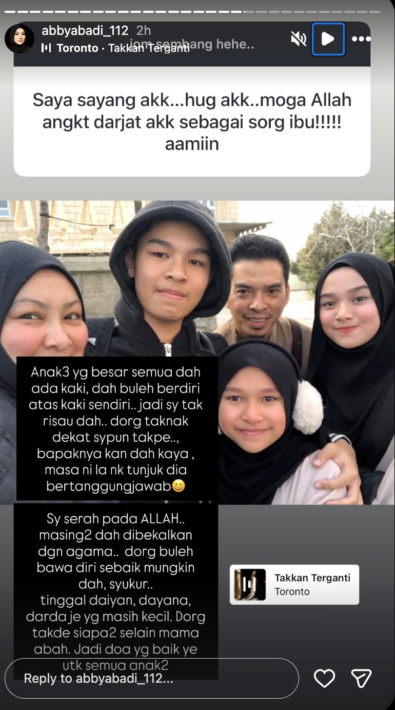 Abby n | takyah beriya sangat nak tunjuk macam bapa mithali abby abadi | oh Media Abby N