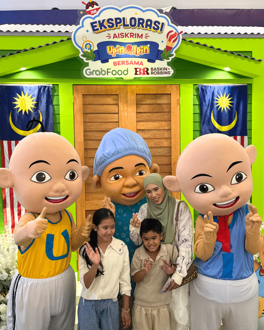 | peminat upin ipin wajib datang Grab x baskin robbins anjur eksplorasi aiskrim pelbagai aktiviti hadiah menarik menanti merdeka ni | branded oh Media | oh Media