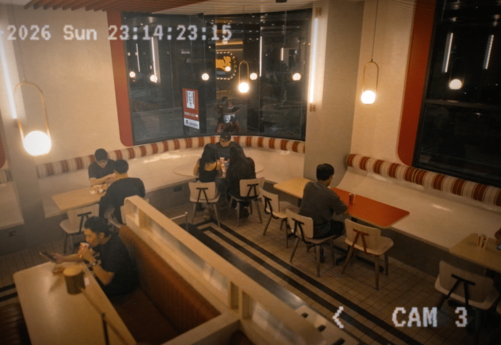 | dah kenapa mengendap macam tu individu berbaju merah ni kantoi intai dalam kfc Scarynya | trending oh Media | oh Media