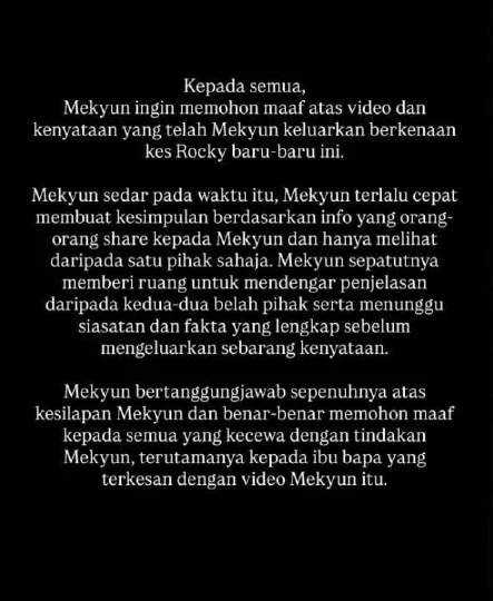 2998 | mekyun mohon maaf selepas terlalu cepat ulas isu kematian anjing | oh Artis oh Media | oh Media 2998