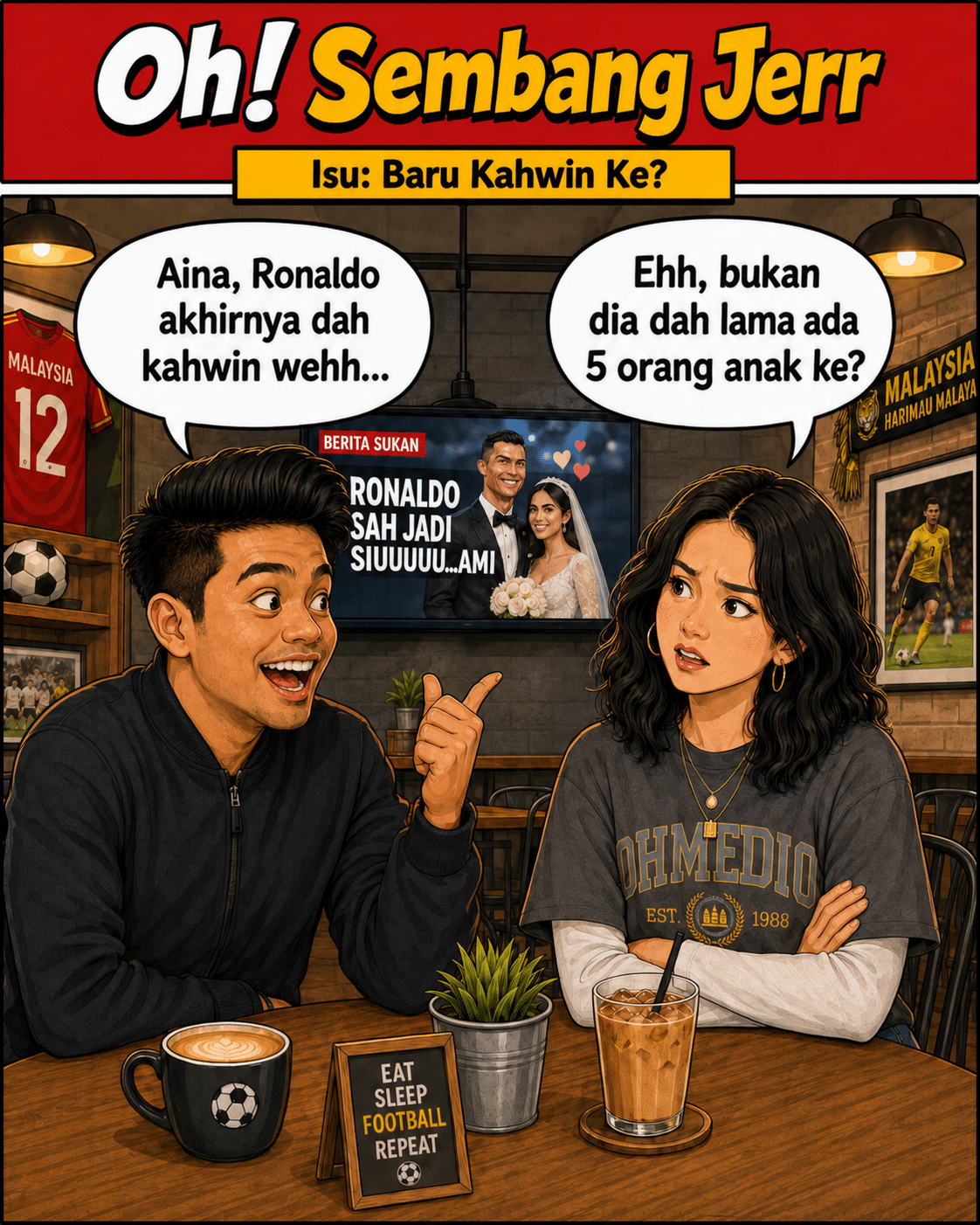 Oh! Sembang Jerr - Cristiano Ronaldo Sah Bergelar Suami