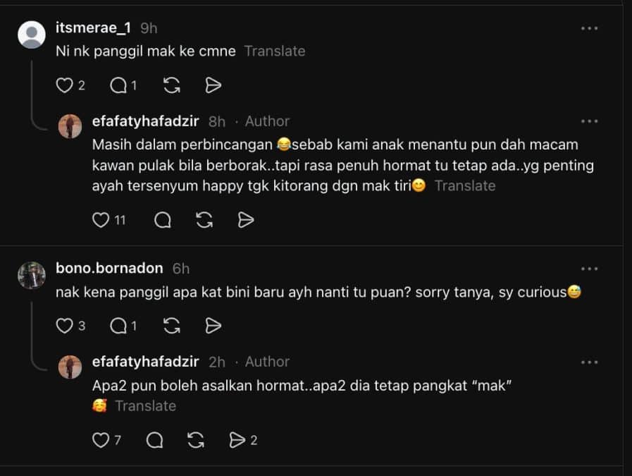 45540 | masih dalam perbincangan keluarga sambut baik isteri muda lagenda bola sepak | oh Arena oh Media | oh Media 45540