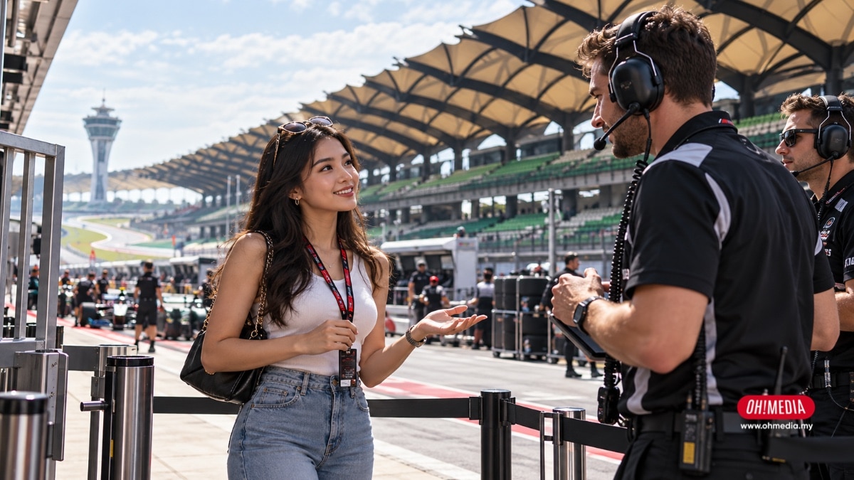 Wanita Tempatan Dekati Krew F1 Demi Pas Paddock? | Oh! Media Wanita Tempatan Dekati Krew F1 Demi Pas Paddock? | Oh! Media