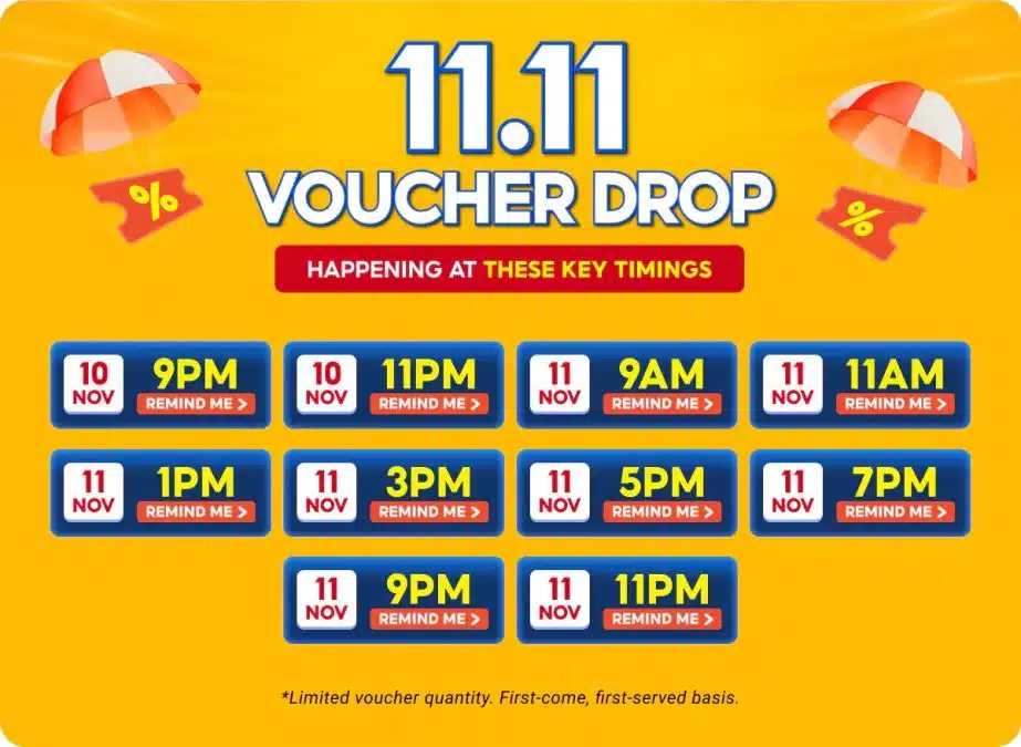 Ohmedia 1111 voucher drop | tawaran shopee 11 11 paling jimat Siap boleh tebus baucar bernilai sehingga rm11 juta | oh Media | oh Media ohmedia 1111 voucher drop