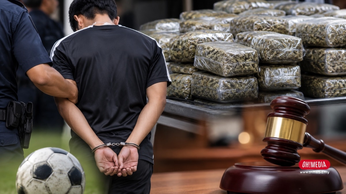 Ganja pemain bola | bekas pemain bola ditangkap edar ganja| oh Media | oh Media ganja pemain bola