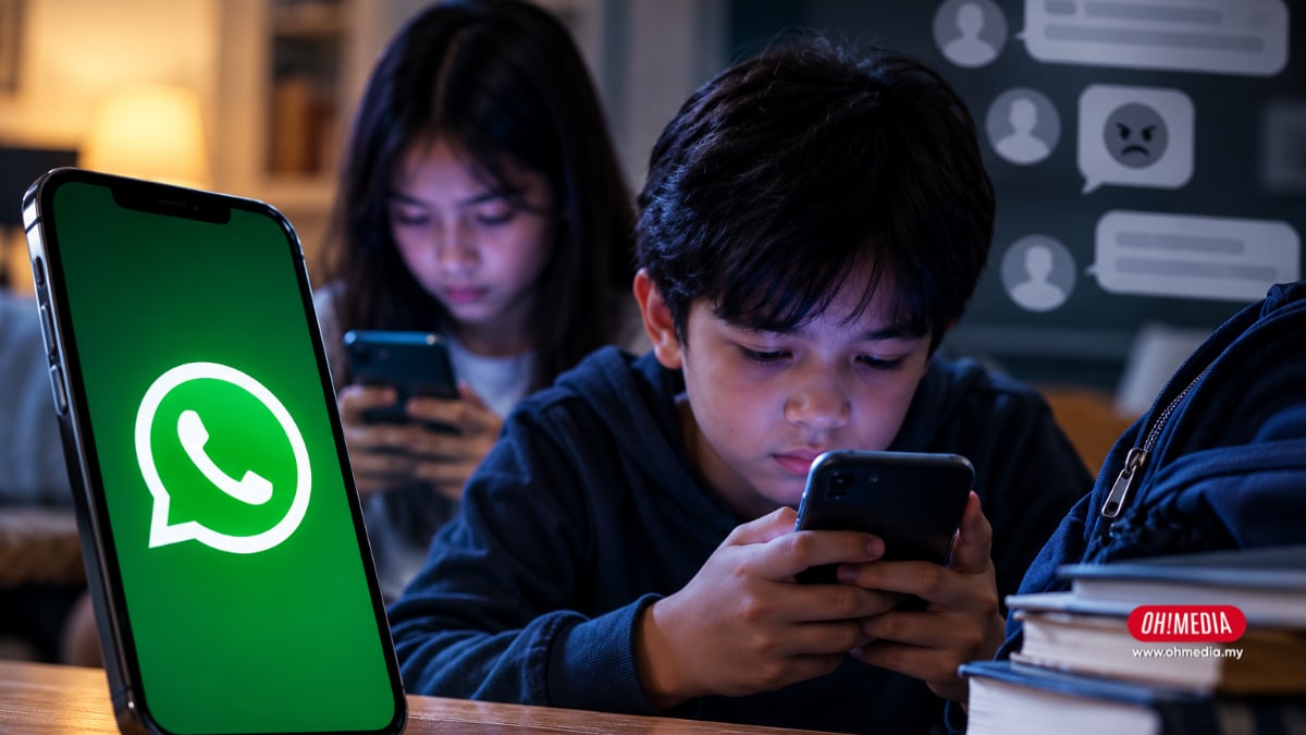 Ibu Bapa Digesa Pantau Anak Bawah 16 Tahun Guna WhatsApp, Fahmi Bimbang Risiko Buli Siber | Oh! Media Ibu Bapa Digesa Pantau Anak Bawah 16 Tahun Guna WhatsApp, Fahmi Bimbang Risiko Buli Siber | Oh! Media